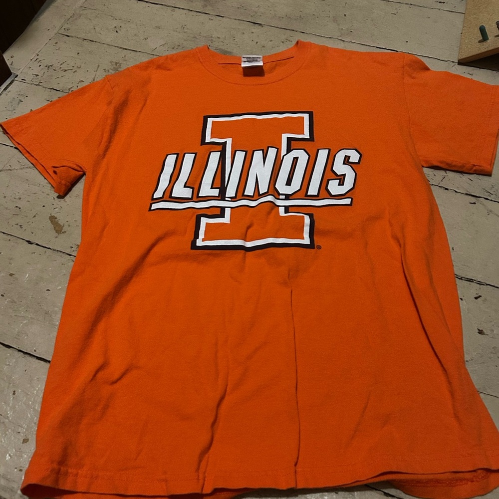Gildan Orange Illinois T-Shirt